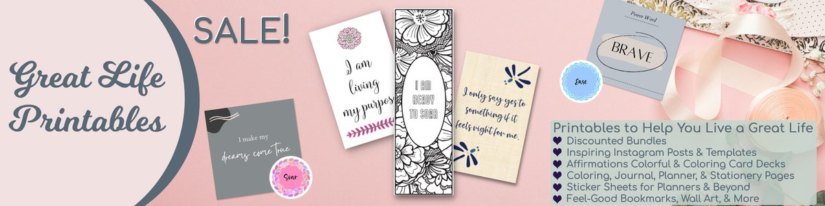 greatlifeprintables - Etsy