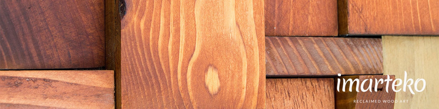 Cuadro de troncos de madera. Osadía - Imarteko