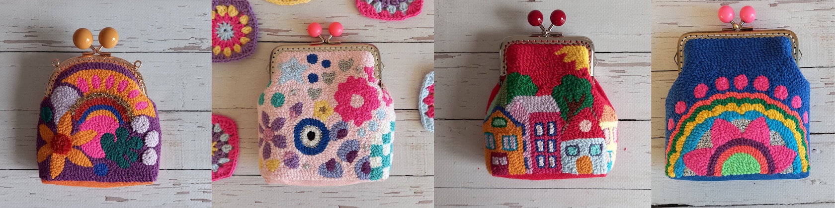 Needle n Thread Case Embroidered Pattern 