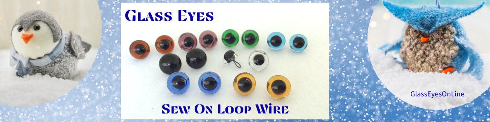 Colorful Glass Eyes for Animal Crafts - Free Shipping!