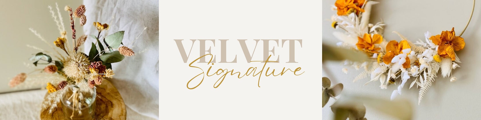 Guirlande fleurie - Velvet Signature