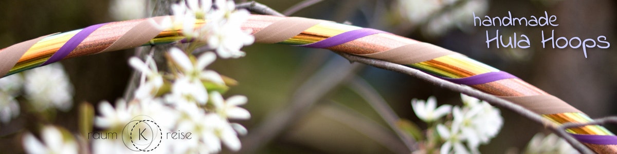 handgefertigte travel Hula Hoops HDPE und Polypro von raumKreise