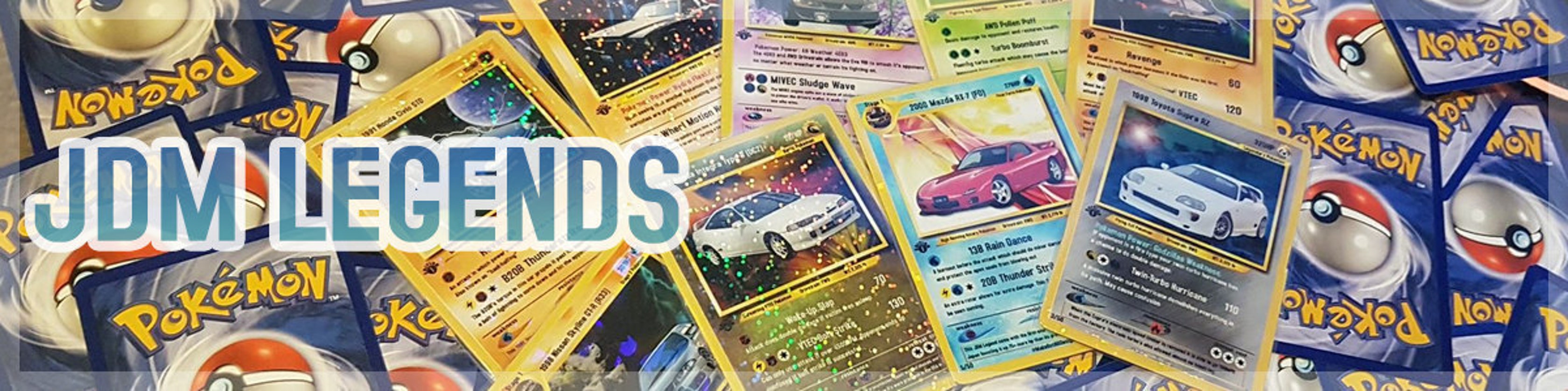 Custom designed cards using legendary JDM chassis by JDMLegends