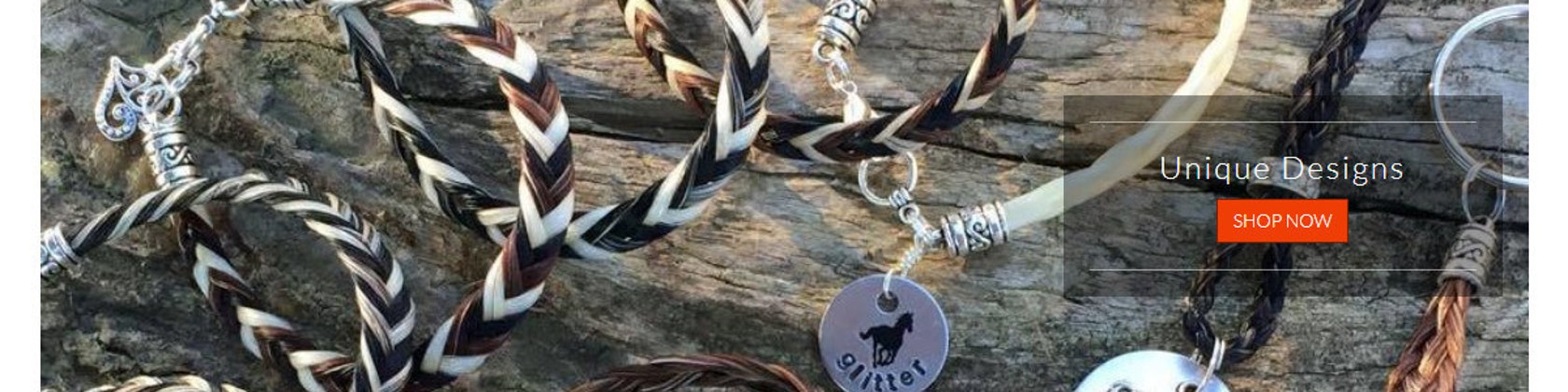 Custom horse hair memorials & jewelry by EquineKeepsakesLTD