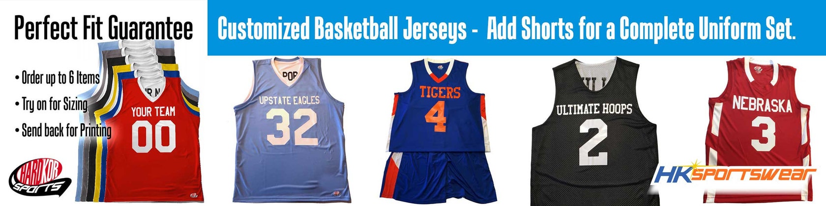 HKsportswear Custom Basketball Jerseys - Athletic Gold & White Home and Away - Old School Style - Includes Team Name, Player Name and Player Number