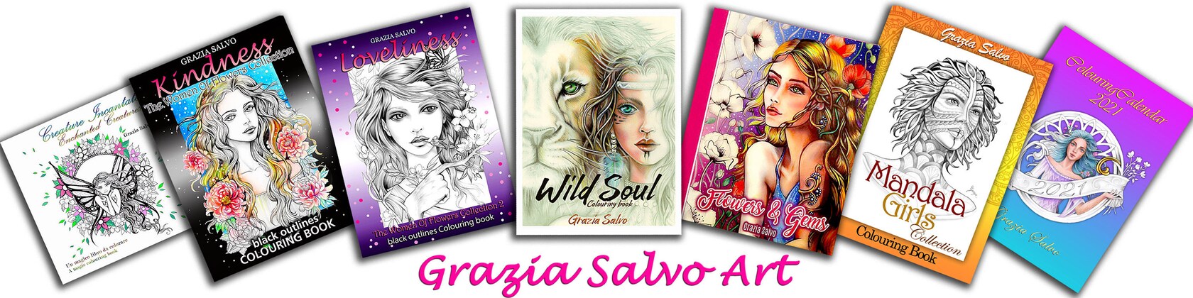 Download Colouring Pages And Colouring Books By Graziasalvoart On Etsy