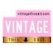 Vintage This Exit