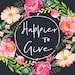 HappierToGive
