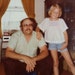 My Dad with me in 1976, grandma Betty's son
