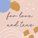 for love and tees