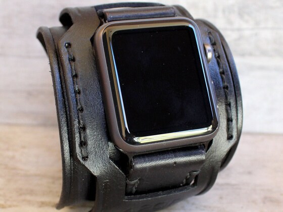 Leather apple watch bands Men's leather par CuckooNestArtStudio Leather apple watch bands Men's leather par CuckooNestArtStudio