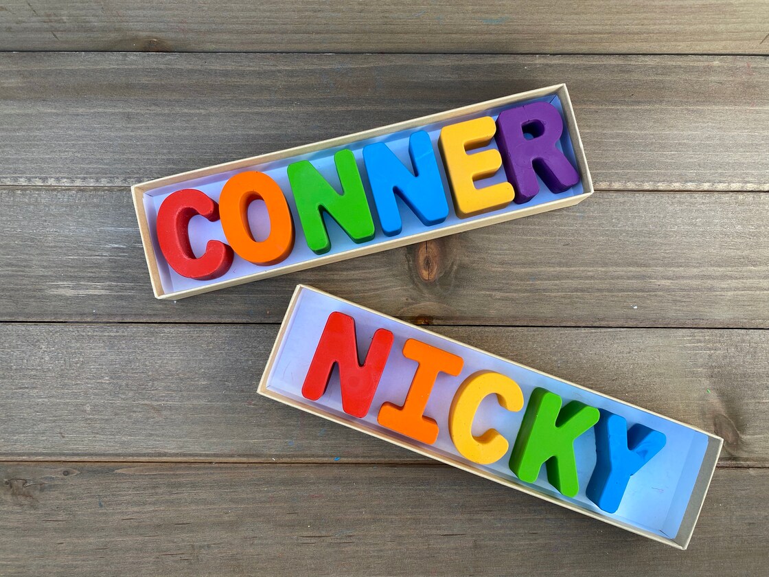 Fun Shaped Crayons & Laser Engraved Wood Items by KagesKrayons