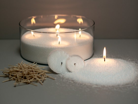 Candle Sand Wax Pearled Candle for Wedding Wholesale Powder White Candle  Wax Sand Decor Pearl Candle Granulated Wax Sand Candle 150 Wicks 