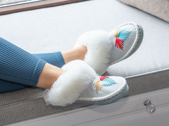 Rjs sheepskin slippers 2025