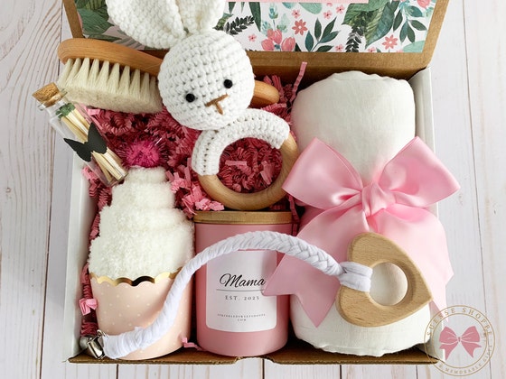 Baby Box Shop Cesta para niño – 16 artículos esenciales para bebé, juegos  de regalo para recién nacido, cesta de regalo para bebé nuevo – Regalo de