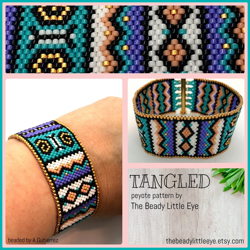 beading patterns & tutorials by TheBeadyLittleEye on Etsy