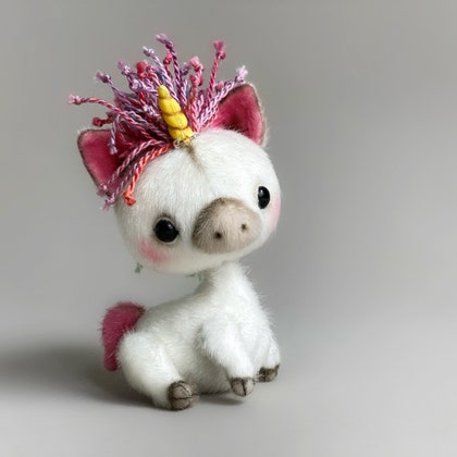 Artist stuffed toys patterns PDF DIY craft kits by TSminibears