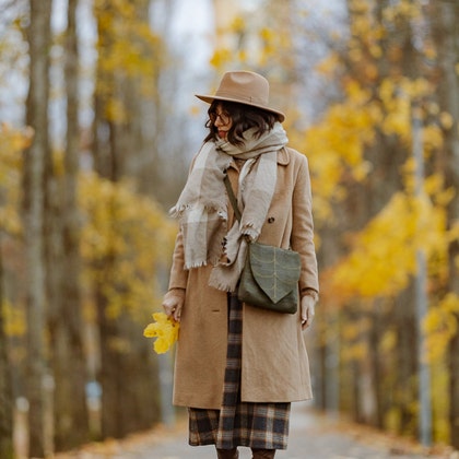 Large Emerald Green Leaf Backpack — Leafling Bags