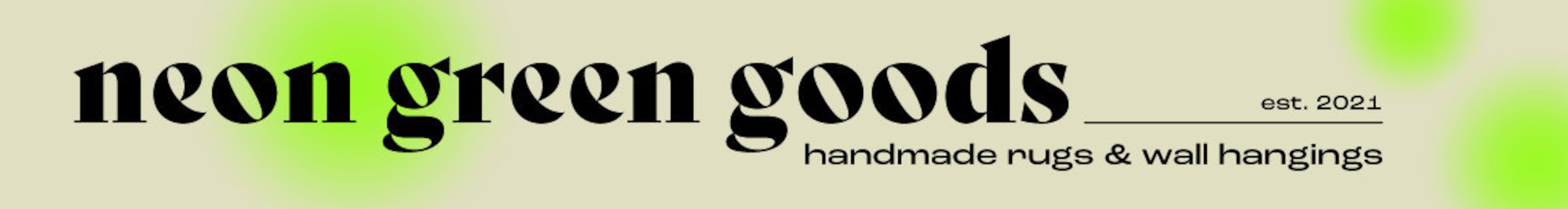 Hand-Made Rugs and Wall Hangings by NeonGreenGoods on Etsy