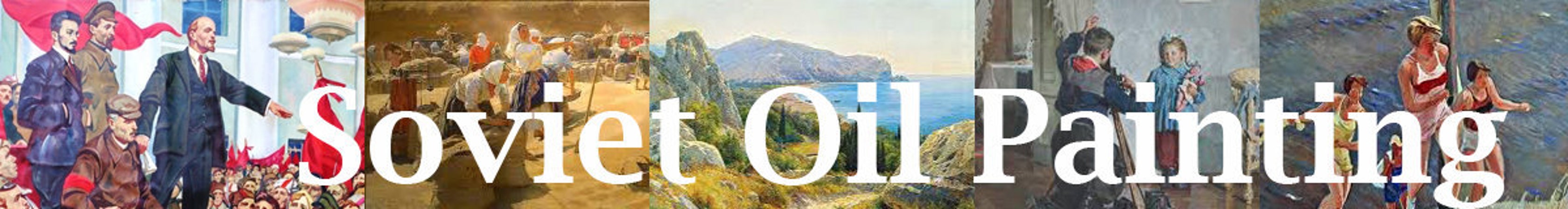 SovietOilPainting - Etsy