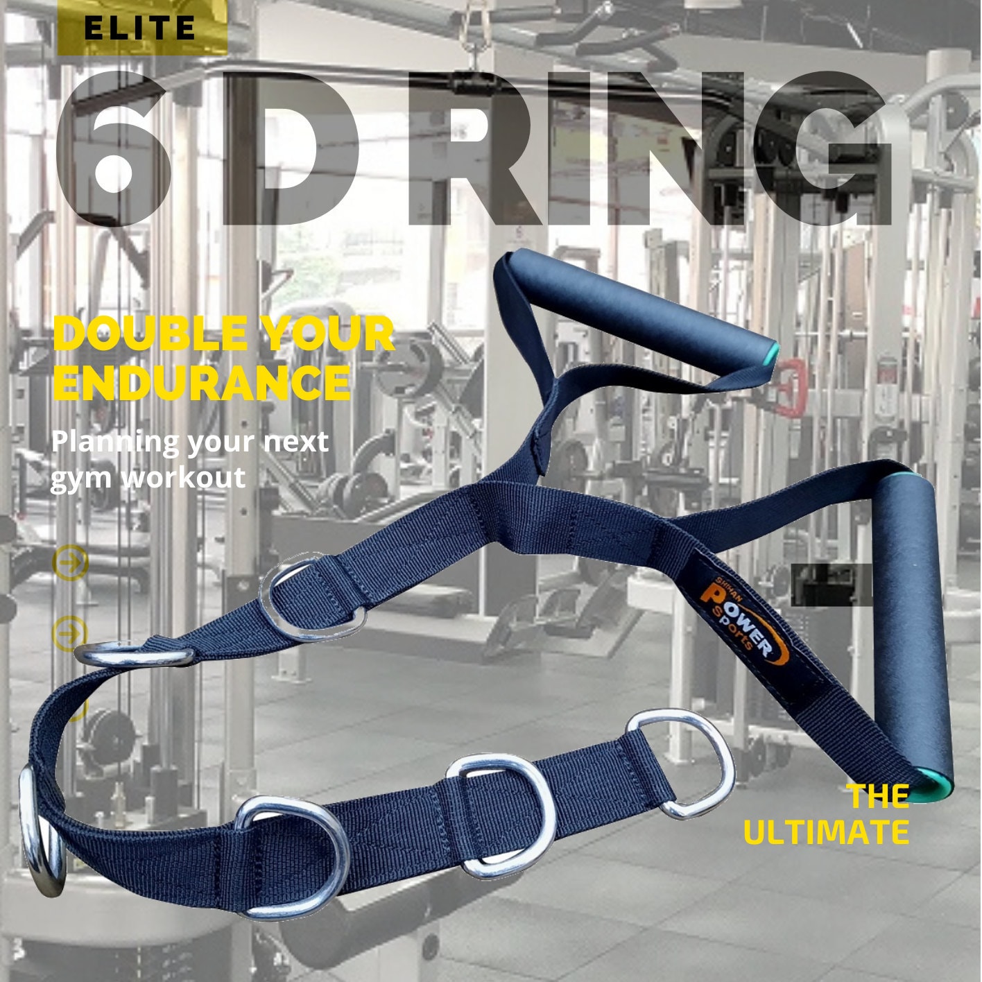 STIRRUP PAD HANDLE for Multigym cable crossover Attachment MULTIUSE