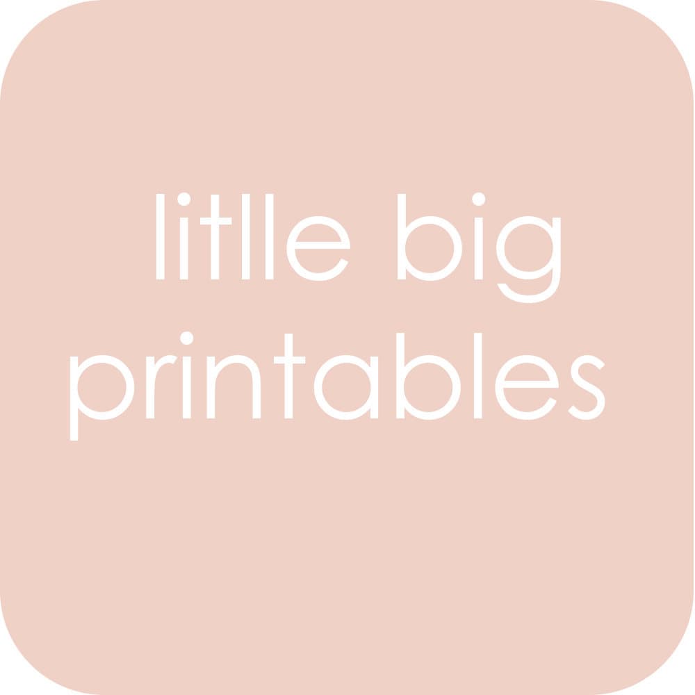 LittleBigPrintables - Etsy