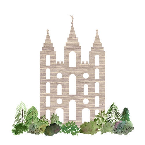 Payson Temple Utah LDS Church of Jesus Christ Clip Art Png Eps Svg Vector -  Etsy