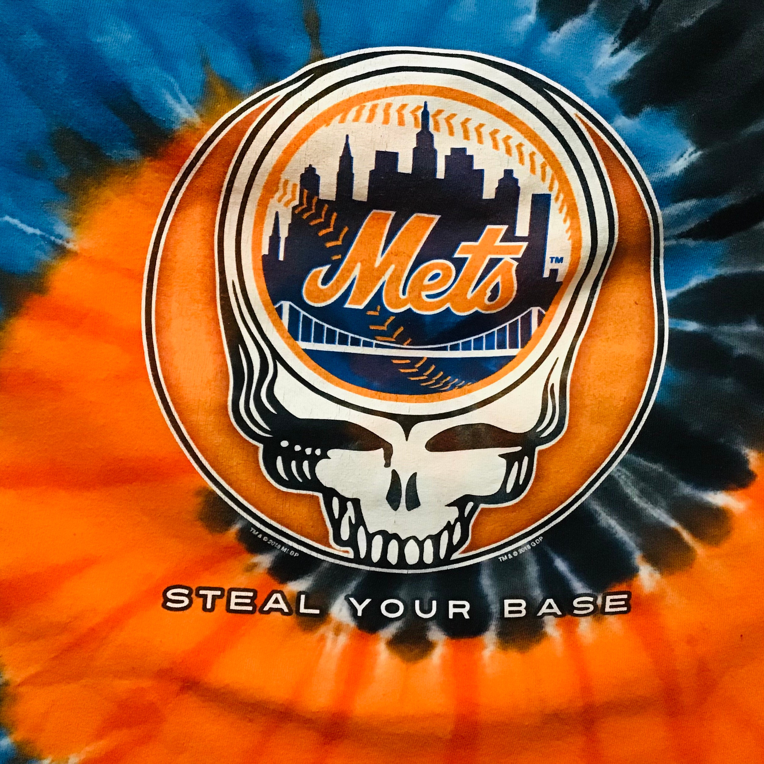 New York Mets Steal Your Base Blue Athletic T-Shirt