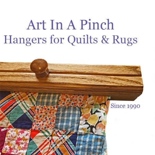 Quilt and Rug Hanger 84 inch Several Finishes Original Style – Art In A  Pinch