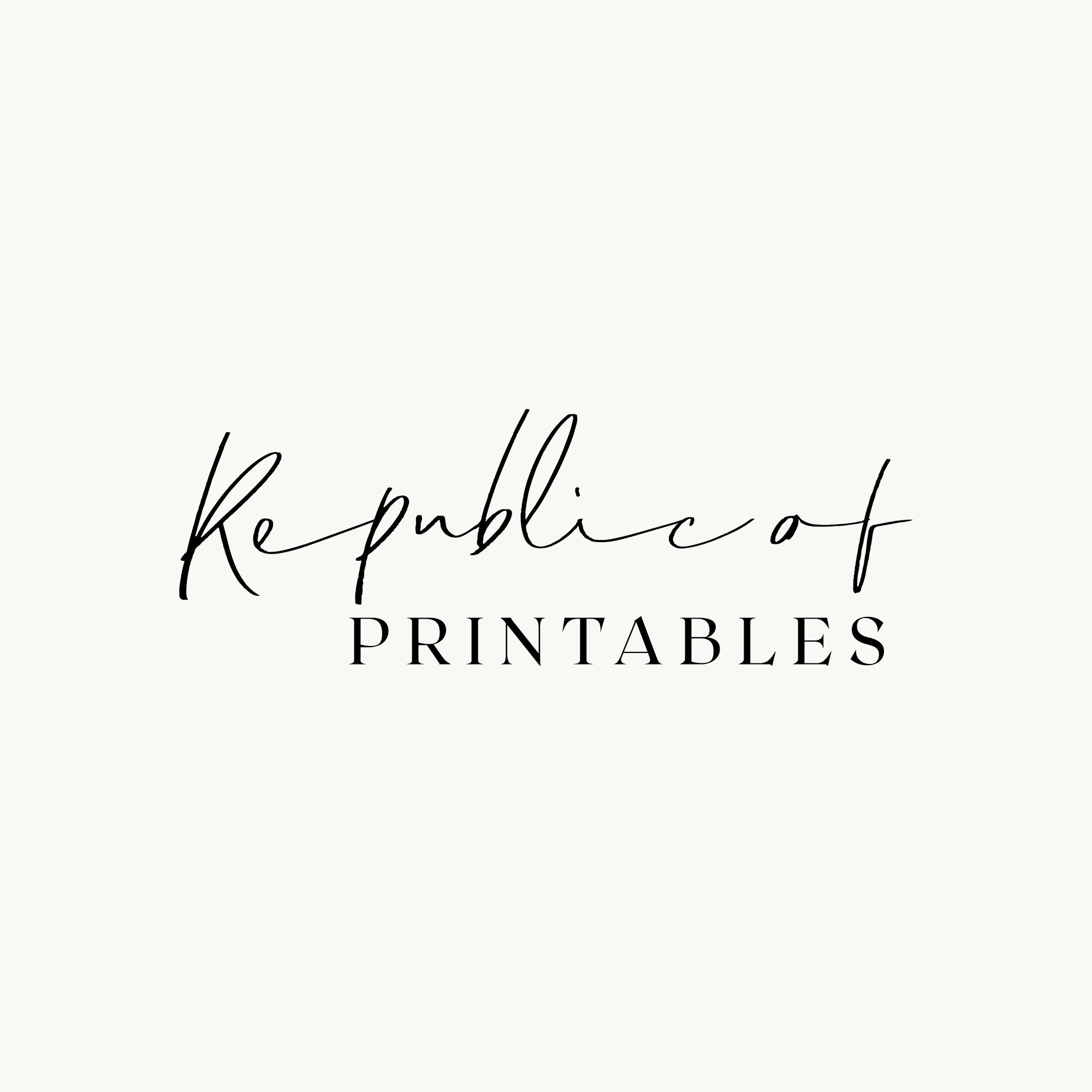 RepublicOfPrintables - Etsy