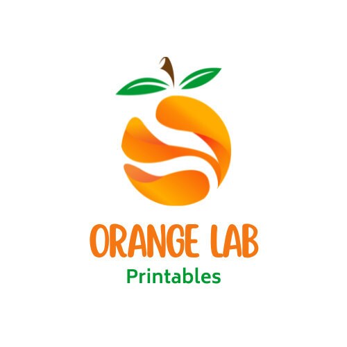 Orange Lab Sign OrangeLabPrintables - Etsy