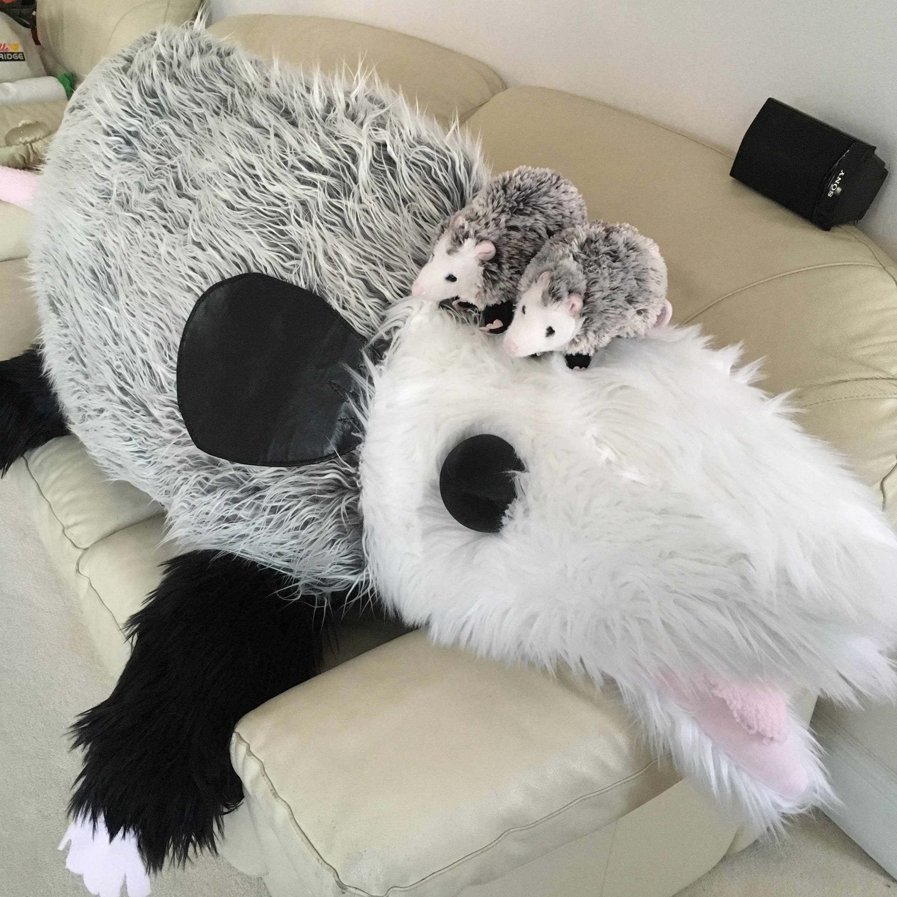 nine foot plush possum