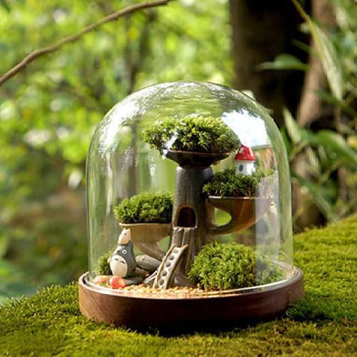 1 pièces jardinage miniature petit puits d'eau féerique jardin/accessoires  d'aquarium, approvisionnement terrarium, décoration de jardin miniature