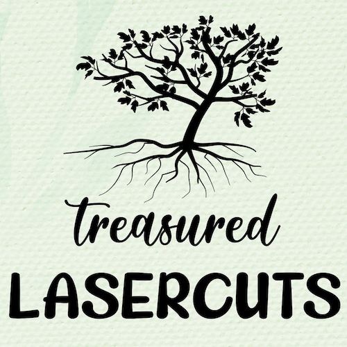 TreasuredLASERCUTS store logo
