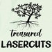 TreasuredLASERCUTS store logo