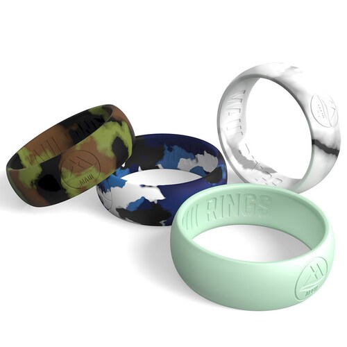 Colorful silicone rings deals