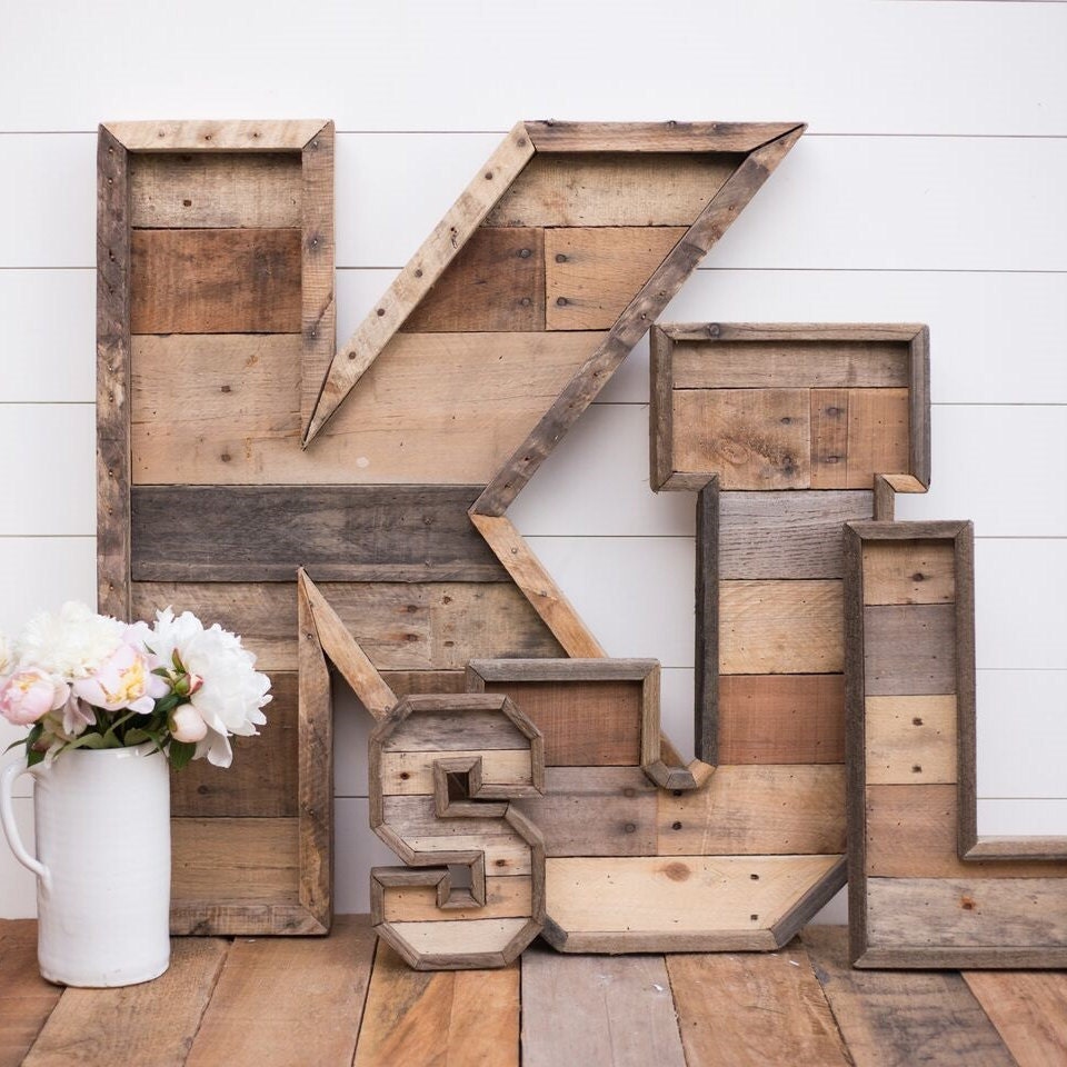 Fast Shipping Unfinished Wooden Alphabet Letters Set Wooden Letter Alphabet  Wall ABC Wall 