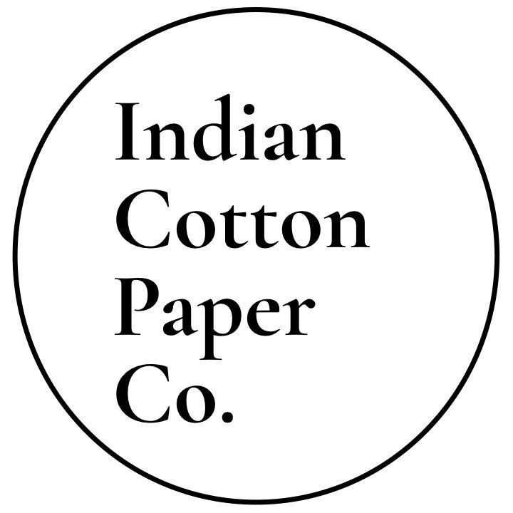 White, Place card, 300 gsm – Deckle edge paper – Indian Cotton