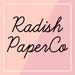 RADishPaperCo shop avatar