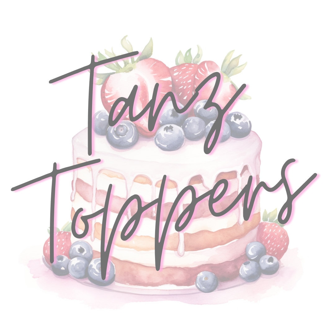 Care Bear Inspired Cake Topper, Rainbow Cake Topper, Custom Cake Topper, Care  Bear Party Decorations, 