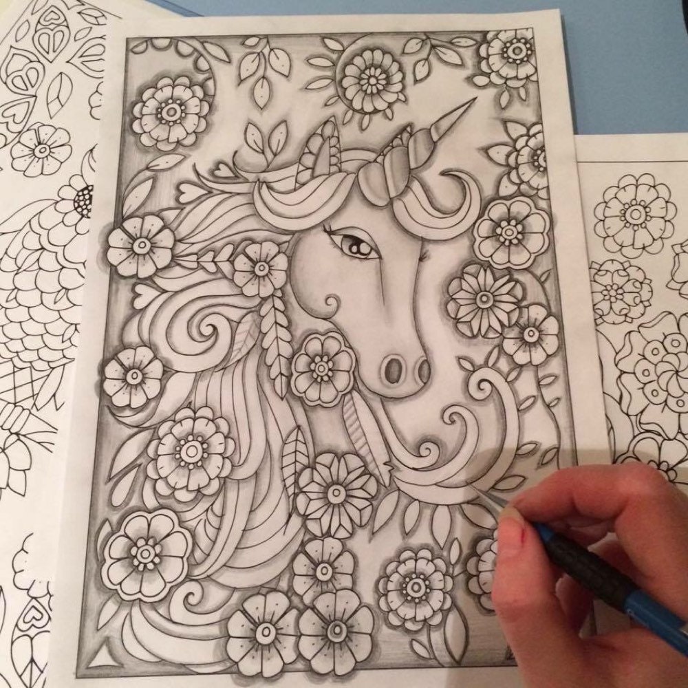 Unicorn Coloring Books for Girls: - Import It All