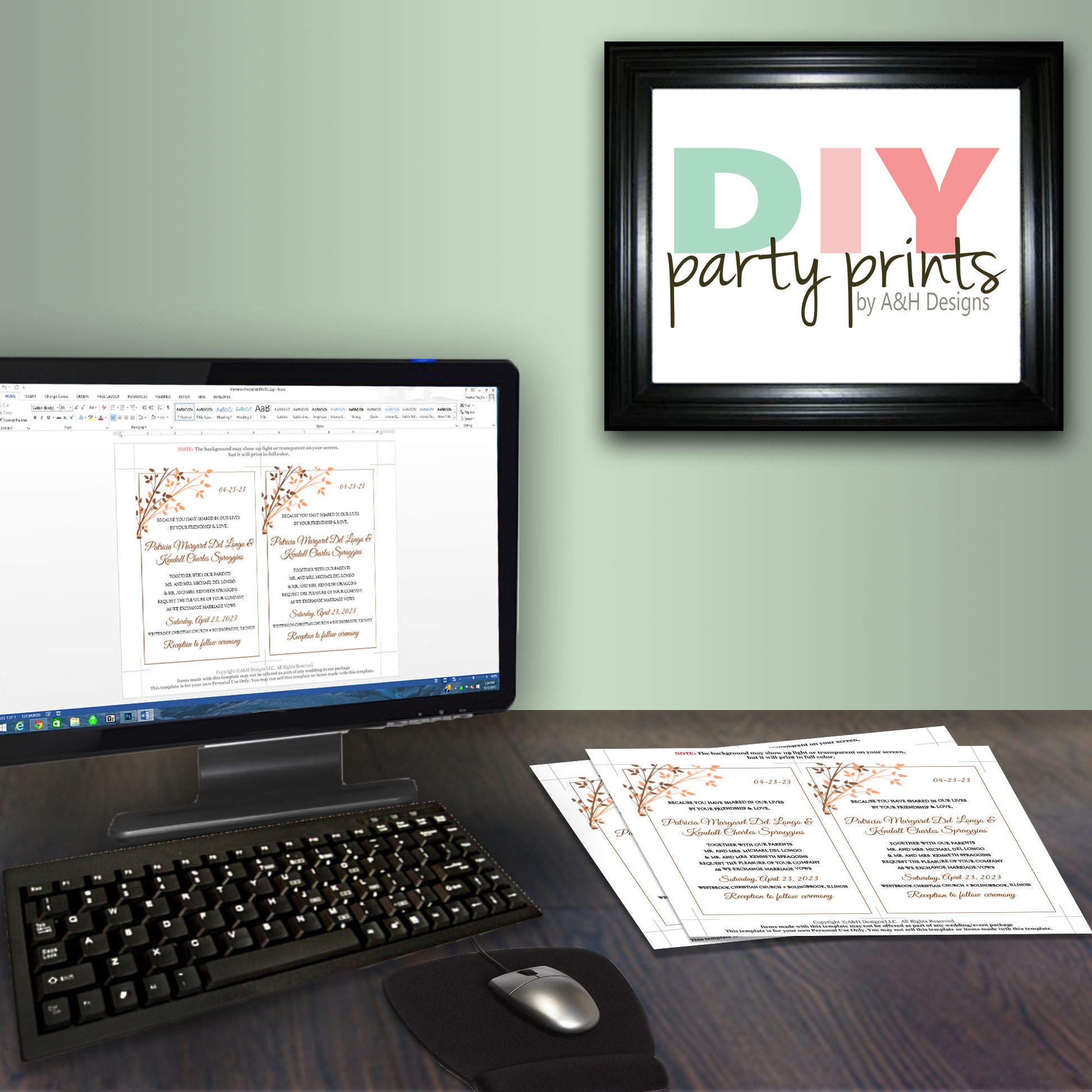 DIYpartyprint - Etsy