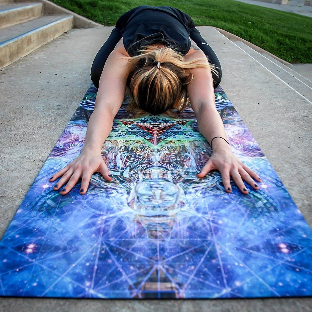 Summer Flowers Yoga Mat by Charlene Marsh Metta Mats 