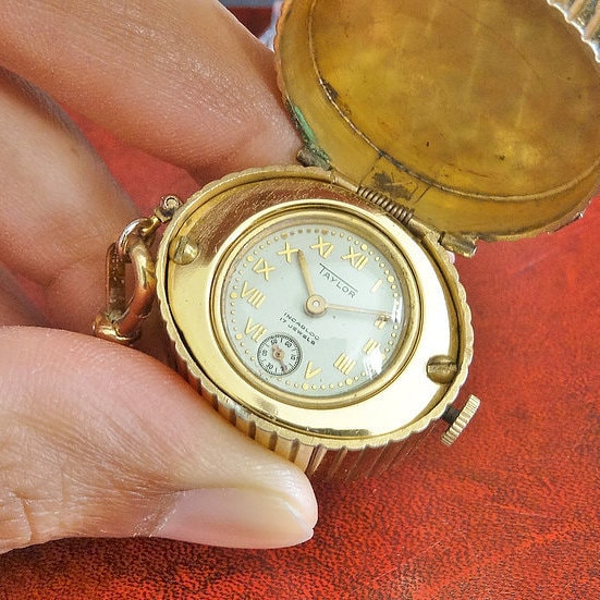 Vintage Seltene Le Val Day/Datum Automatik 25-Juwelen Schweizer 