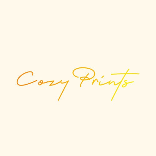 CozyPrintsClothing store logo