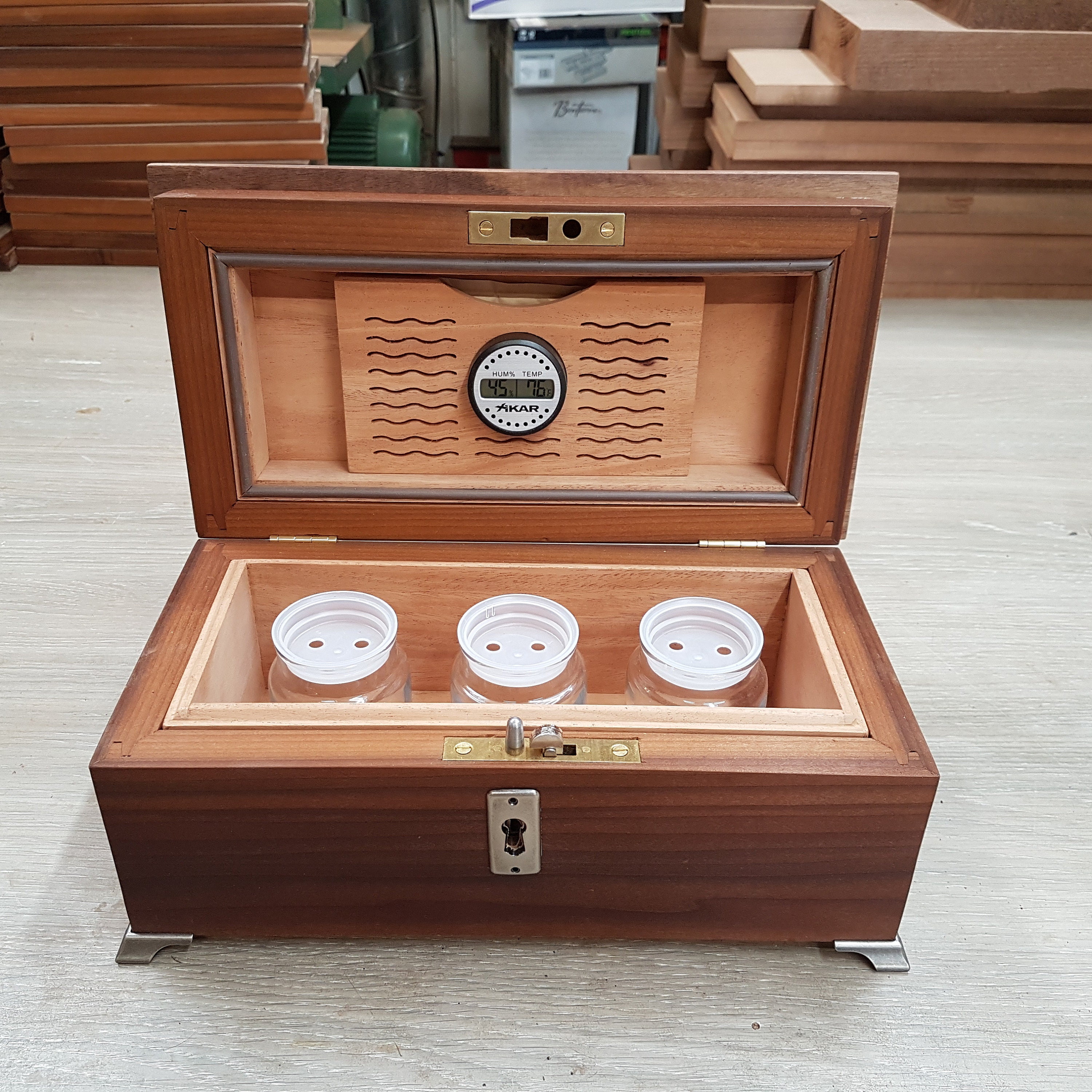 Wood Cannabis Humidor Stash Box My Meddy Etsy
