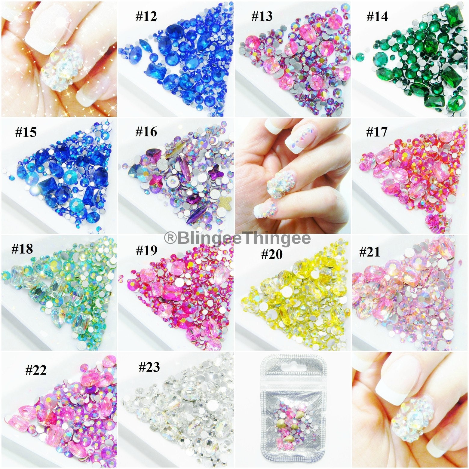 ORANGE fusible hotfix rhinestones - High quality rhinestones - Glass  rhinestones 2mm to 6mm - Rhinestone wholesaler - Small and large quantities