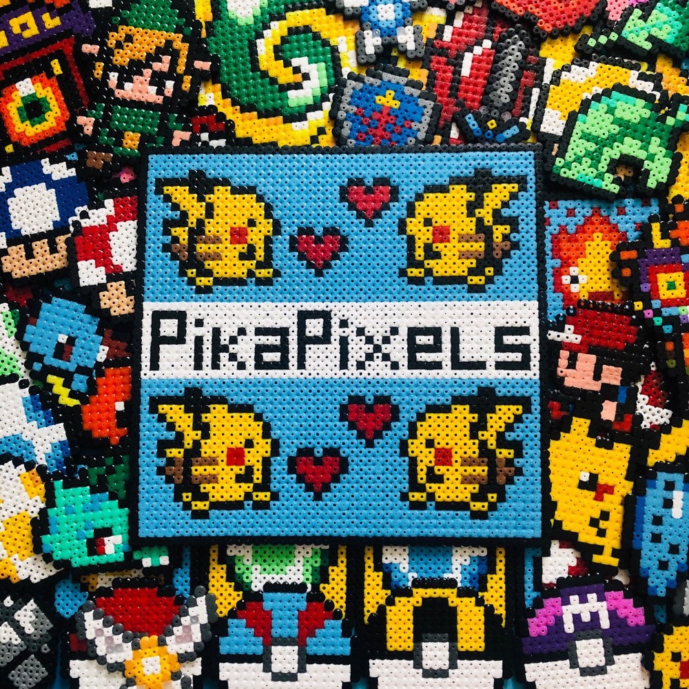 Pixel Art Toute Les Pokeball Pokeball Coaster Set / Pixel Art - Etsy France
