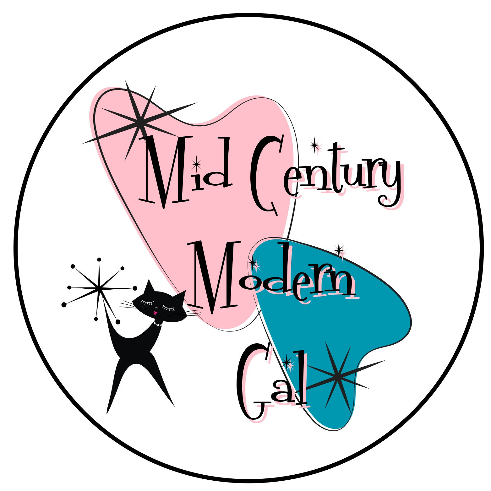 Mid Century Modern Party Platter Gift For Women Couples, Lesbian Chris –  Mid Century Modern Gal