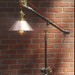 New Articulating Pulley Floor Lamp Copper Shade Antique Brass New Articulating Pulley Floor Lamp, Pulley Floor Lamp Diy